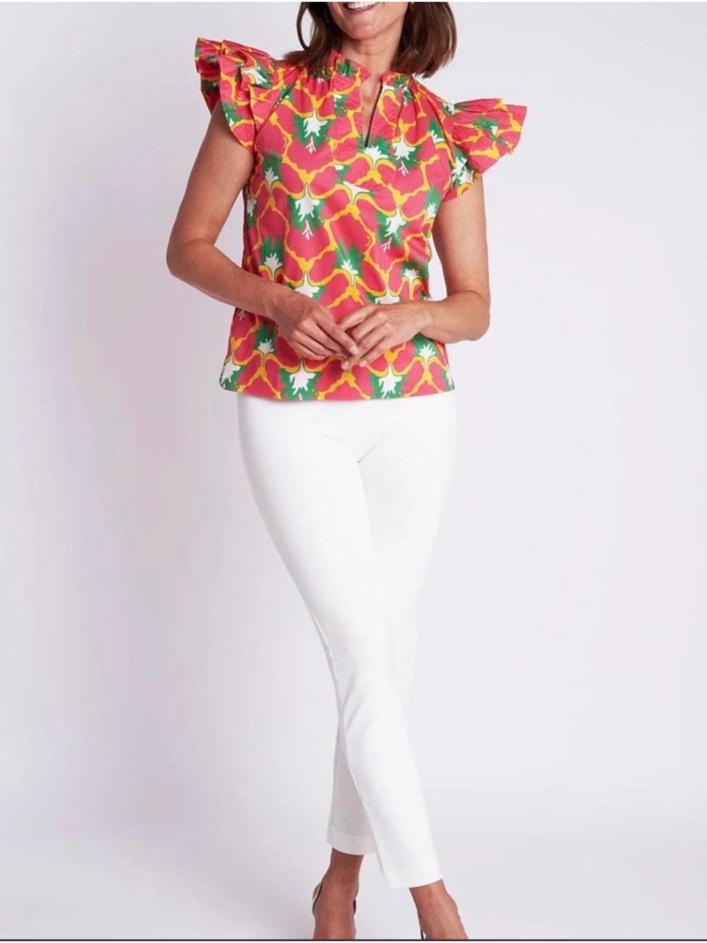 CK Bradley Kimball top in iris hot pink
